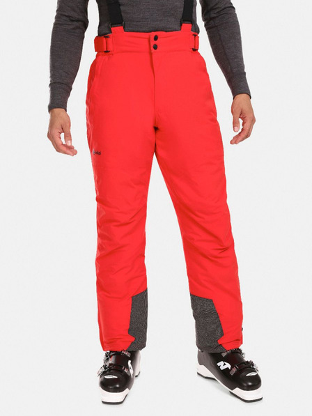 Kilpi Pantaloni de schi Kilpi Mimas roșii pentru bărbați