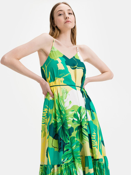 Guess Rochie Guess Angelica verde pentru femei