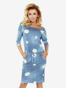numoco Rochie sport - blugi cu buline albe Numoco