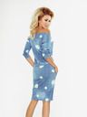 numoco Rochie sport - blugi cu buline albe Numoco
