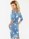 numoco Rochie sport - blugi cu buline albe Numoco