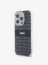 DKNY PC/TPU Repeat Pattern Tonal Stripe Magsafe Back Cover pentru iPhone 14 Pro Max negru DKNY