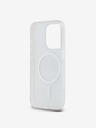 DKNY PC/TPU Repeat Pattern Tonal Stripe Magsafe Back Cover pentru iPhone 13 Pro Max bej DKNY