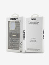 DKNY PC/TPU Repeat Pattern Tonal Stripe Magsafe Back Cover pentru iPhone 13 Pro Max bej DKNY