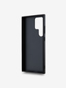 DKNY DKNY PU Leather Checkered Pattern și Stripe Back Cover pentru Samsung Galaxy S24 Ultra negru