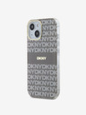 DKNY PC/TPU Repeat Pattern Tonal Stripe Magsafe Back Cover pentru iPhone 14 bej DKNY