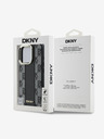 DKNY DKNY PU Leather Checkered Pattern Magsafe Back Cover pentru iPhone 16 Pro Max Negru