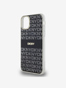DKNY PC/TPU Repeat Pattern Tonal Stripe Magsafe Back Cover pentru iPhone 11 Negru DKNY