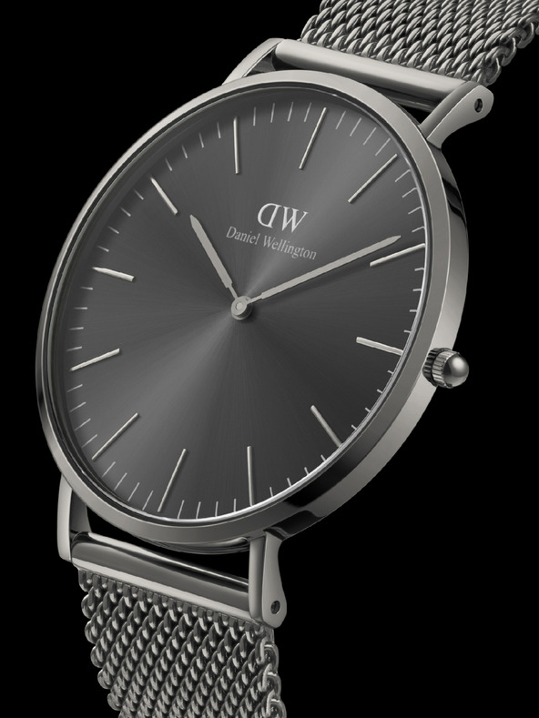 Daniel Wellington Gri închis Ceas pentru bărbați Daniel Wellington CLASSIC