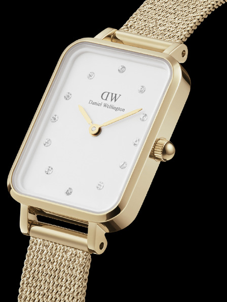 Daniel Wellington Ceas de damă Daniel Wellington Quadro Lumine din aur