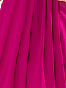 numoco Rochie din șifon cu cravată - fucsia Numoco ALIZEE