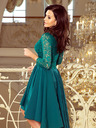 numoco Rochie exclusivistă cu dantelă - verde Numoco NICOLLE