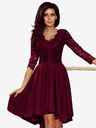 numoco Rochie exclusivistă cu dantelă - prună Numoco NICOLLE
