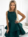 numoco Rochie cu dantelă - verde Numoco LAURA