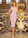 numoco Rochie midi elegantă cu volane - Numoco LILA