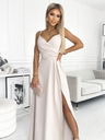 numoco Rochie maxi elegantă cu bretele - bej Numoco CHIARA