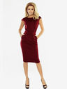 numoco Rochie midi SARA - burgundy Numoco