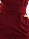 numoco Rochie midi SARA - burgundy Numoco
