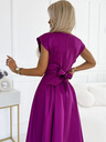 numoco Rochie cu decolteu evazat - fucsia cu sclipici Numoco SCARLETT