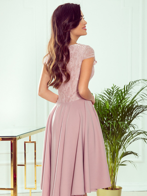 numoco Rochie exclusivistă cu dantelă - roz Numoco PATRICIA