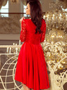 numoco Rochie exclusivistă cu dantelă - roșu Numoco NICOLLE