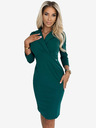 numoco Rochie elegantă cu decolteu - verde Numoco KELLY