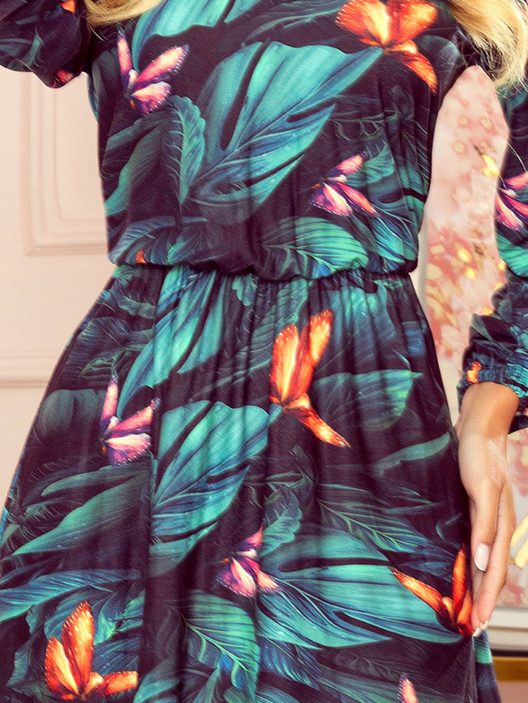 numoco Numoco CORA rochie cu decolteu și volan