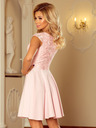numoco Rochie din dantelă - roz pastel Numoco MARTA