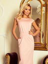 numoco Rochie midi SARA - roz pastel Numoco