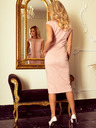 numoco Rochie midi SARA - roz pastel Numoco