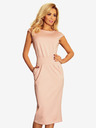 numoco Rochie midi SARA - roz pastel Numoco
