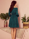 numoco Rochie cu volane - verde Numoco DAISY
