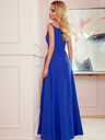 numoco Rochie maxi elegantă cu bretele - albastru Numoco CHIARA