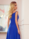 numoco Rochie maxi elegantă cu bretele - albastru Numoco CHIARA
