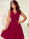 numoco Rochie cu guler - burgundy Numoco ANITA
