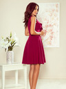 numoco Rochie cu guler - burgundy Numoco ANITA