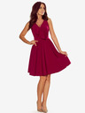 numoco Rochie cu guler - burgundy Numoco ANITA
