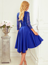 numoco Rochie exclusivistă cu dantelă - albastru Numoco NICOLLE