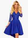 numoco Rochie exclusivistă cu dantelă - albastru Numoco NICOLLE