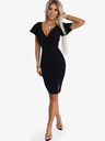 numoco Rochie eleganta cu decolteu geanta - negru Numoco NINA