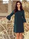numoco Rochie cu mâneci din dantelă - verde închis Numoco MARGARET