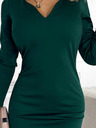 numoco Rochie clasică cu mâneci lungi - verde Numoco ANGELA
