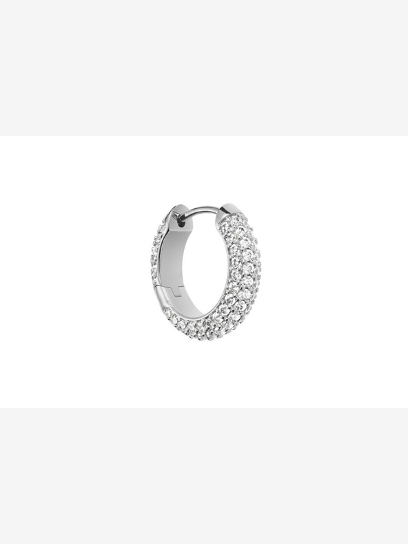 Daniel Wellington Cercei din oțel argintiu pentru femei Cercuri Daniel Wellington