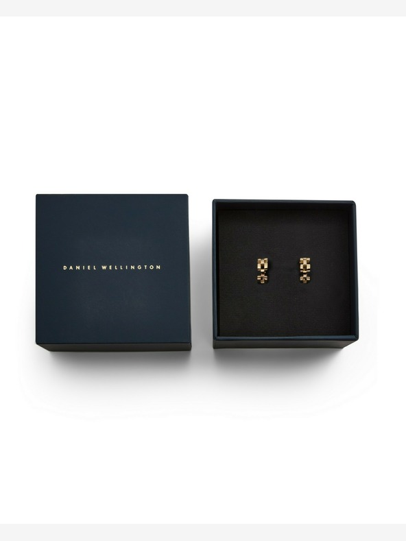 Daniel Wellington Cercei din oțel auriu pentru femei Daniel Wellington 3-Link