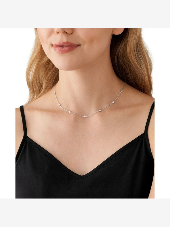 Michael Kors Colier de argint Michael Kors MKC1714CZ040, pentru femei