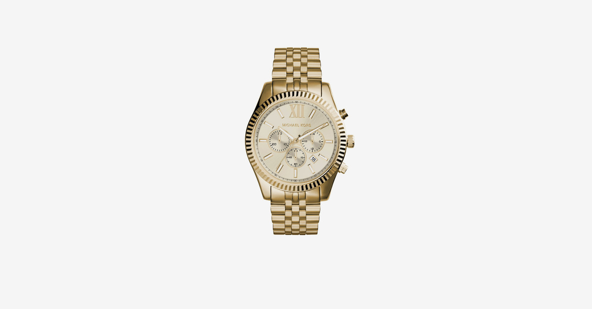 Ceas unisex Gold Michael Kors Lexington