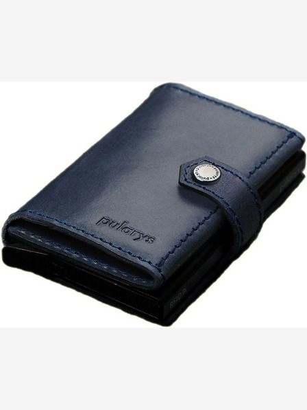 Pularys Portofel din piele pentru bărbați Pularys Hiker Blue 211114104