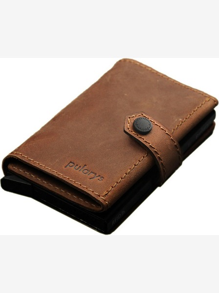 Pularys Portofel din piele pentru bărbați Pularys Hiker Brown 211128406