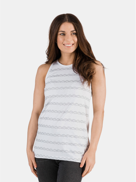 Sam 73 Tricou de femei alb cu model SAM 73