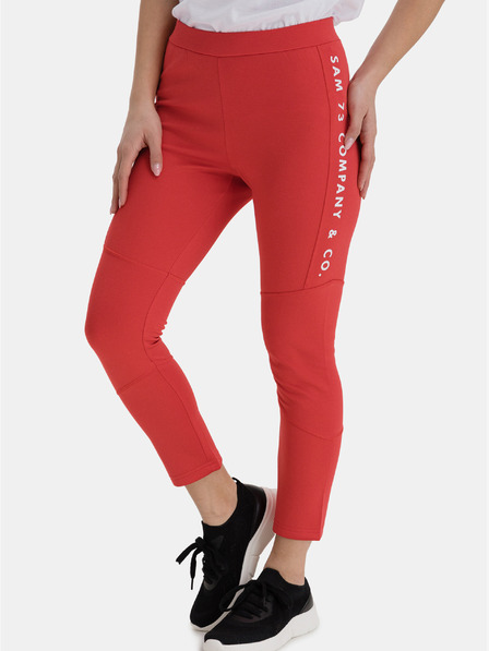 Sam 73 Leggings roșii pentru femei SAM 73